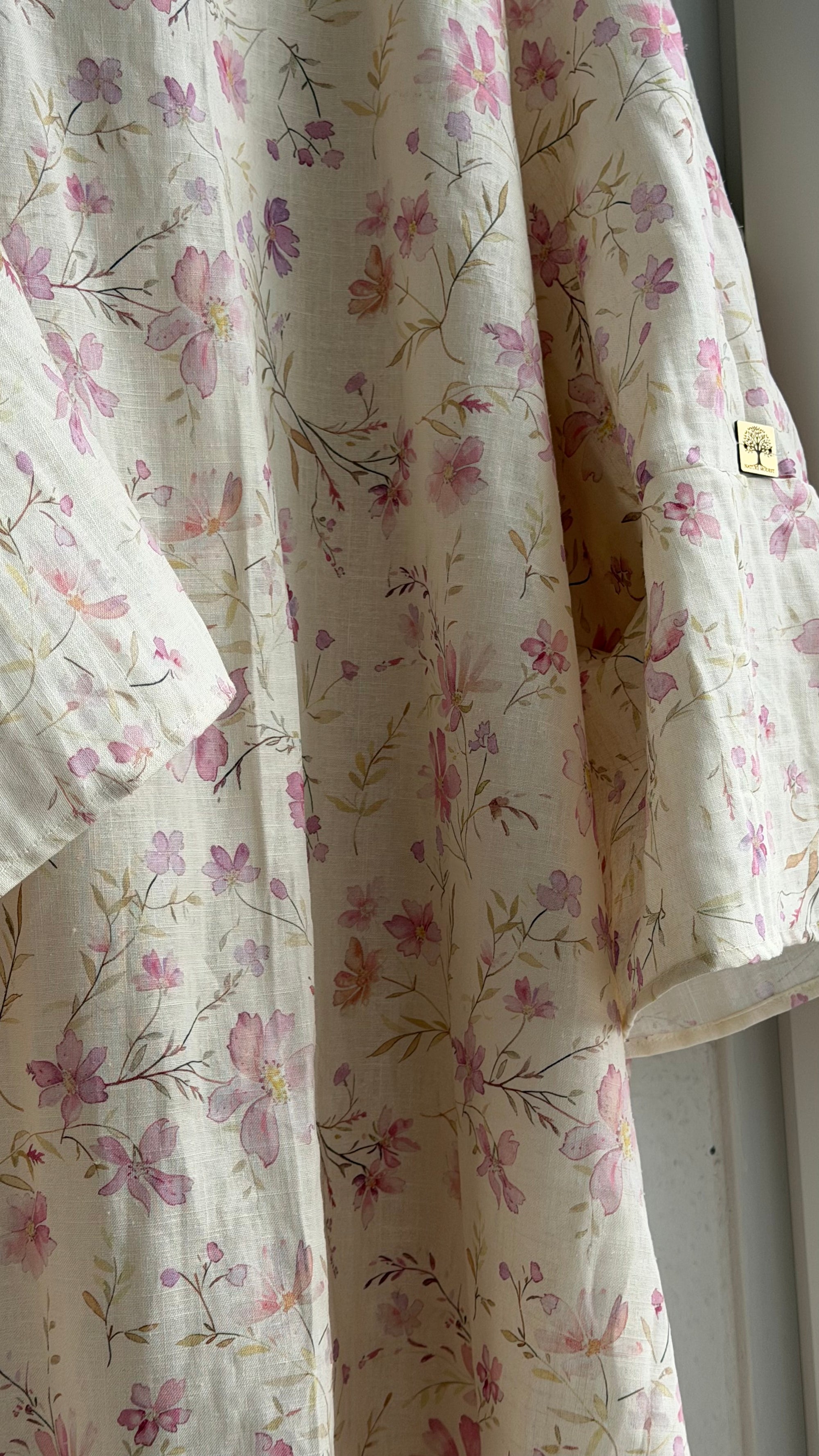 Kattān Abaya Floralie🌼 100% Leinen Limited Edition