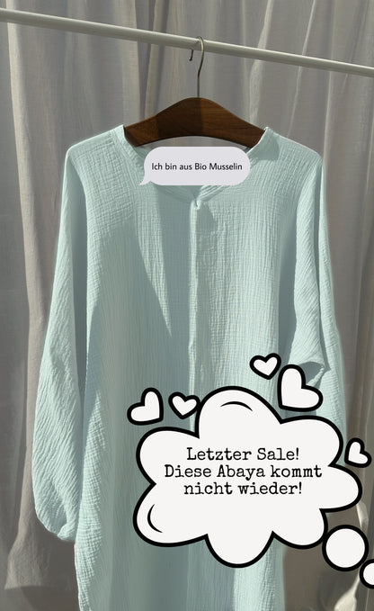 Organic Musselin Ballon Abaya  LAST SALE1. Oktober