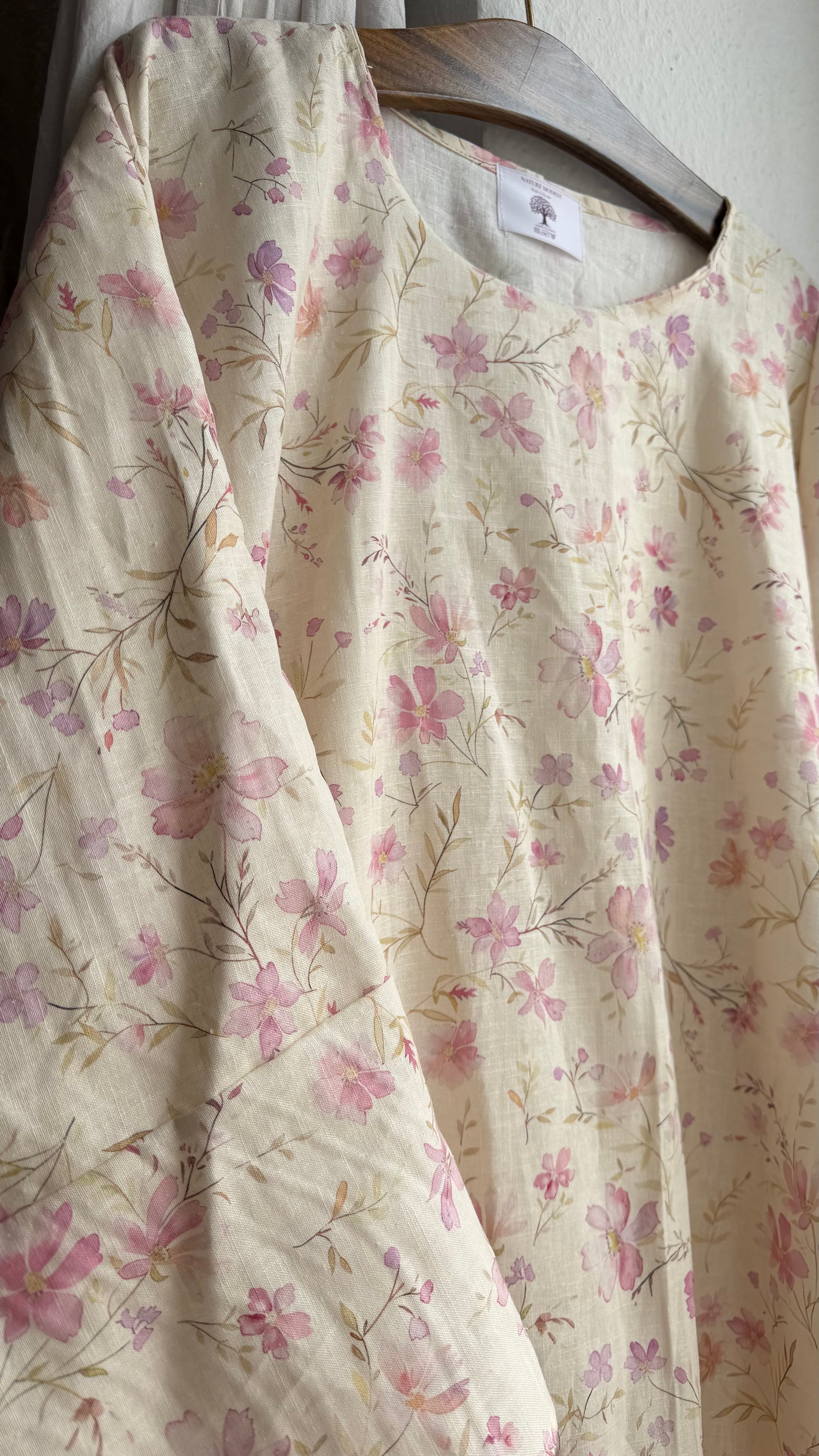 Kattān Abaya Floralie🌼 100% Leinen Limited Edition