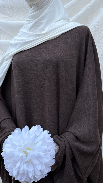 100% MERINO ABAYA PRE ORDER MOCCA Versand 23. Januar