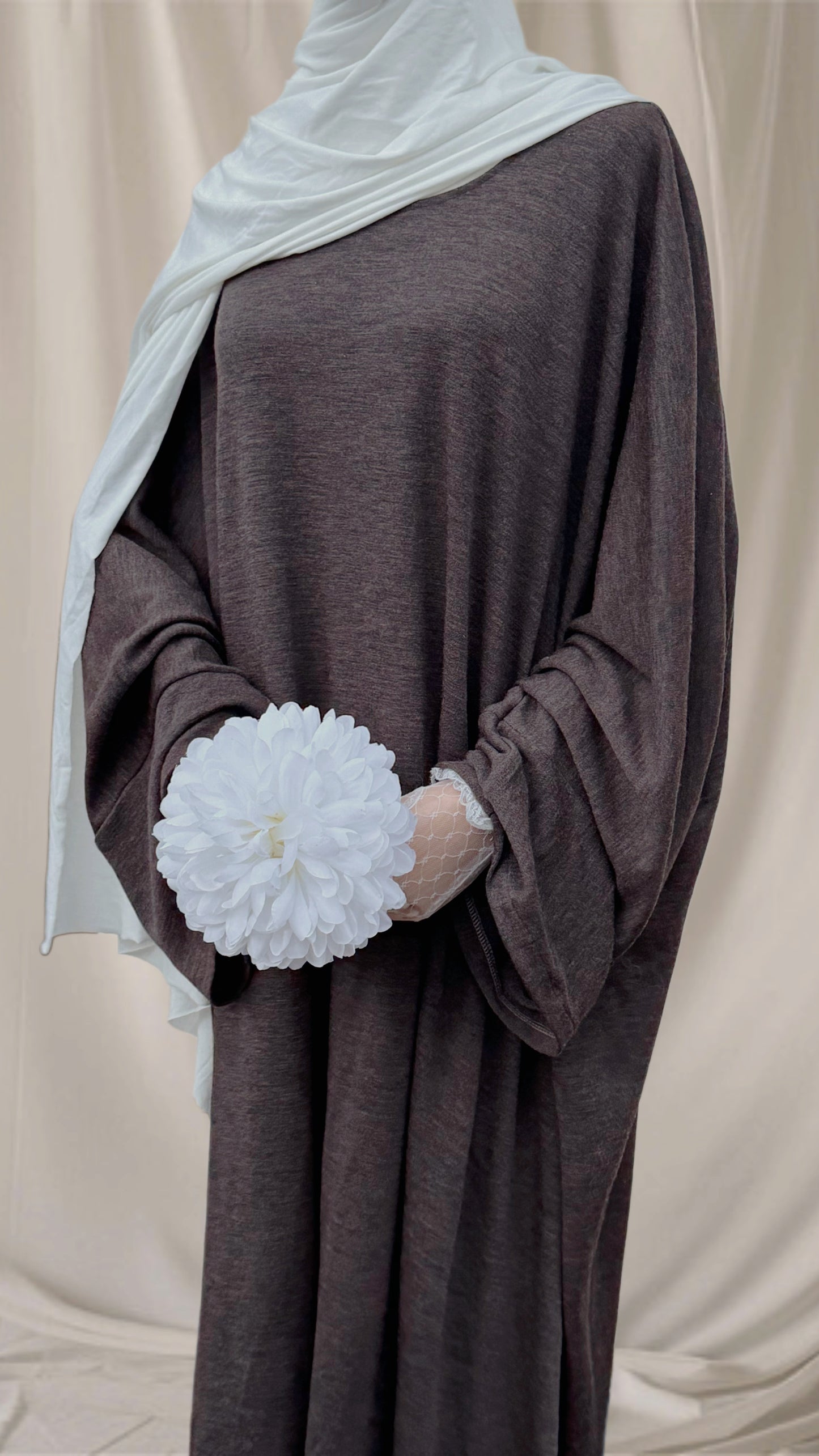 100% MERINO ABAYA PRE ORDER MOCCA Versand 23. Januar