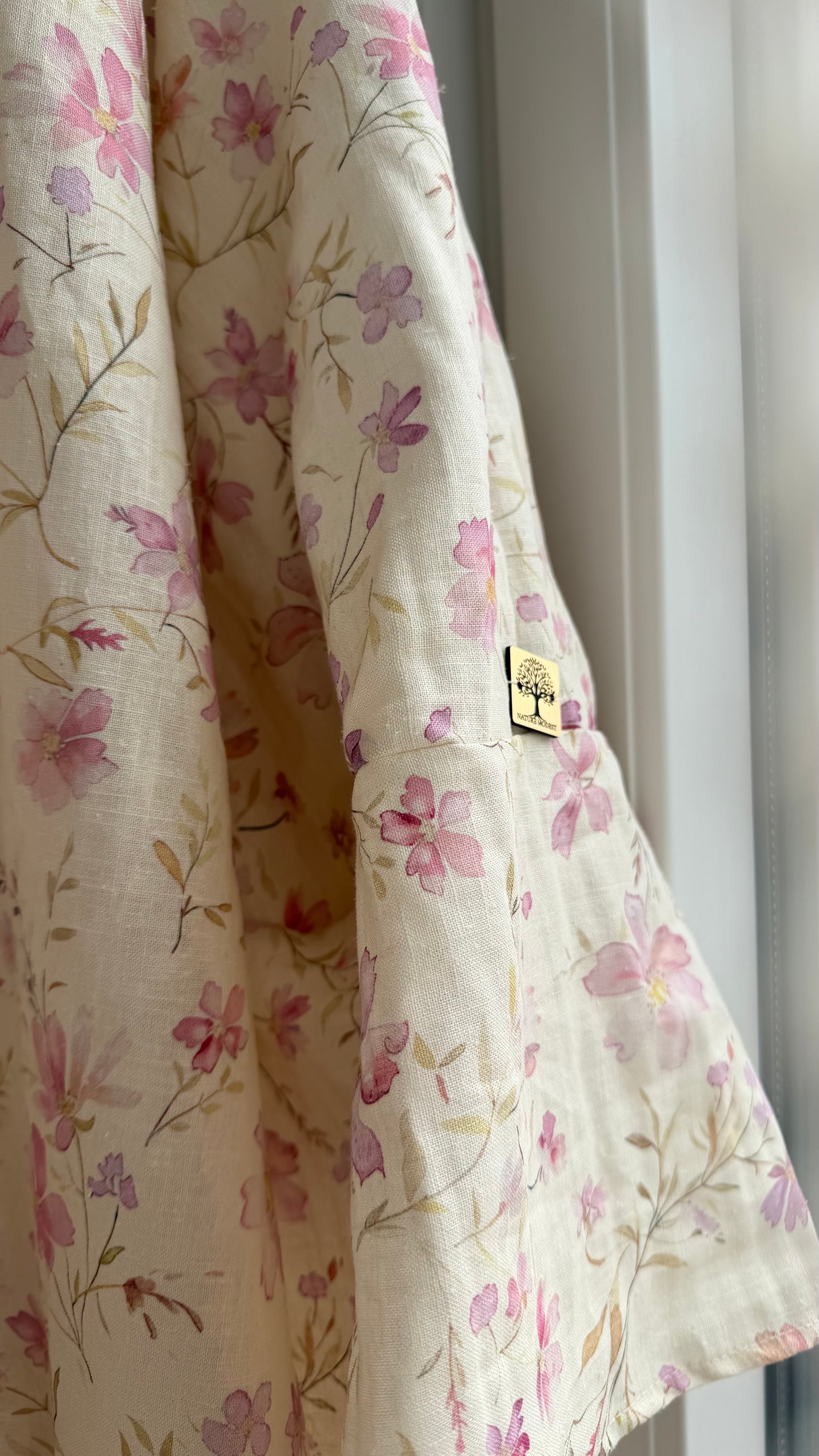 Kattān Abaya Floralie🌼 100% Leinen Limited Edition