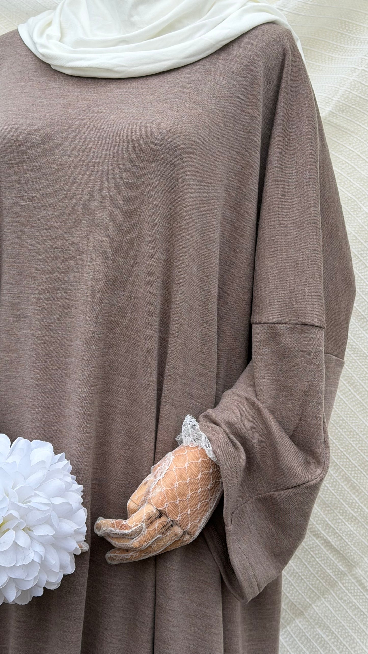 100% MERINO ABAYA PRE ORDER STONE Versand 23. Januar