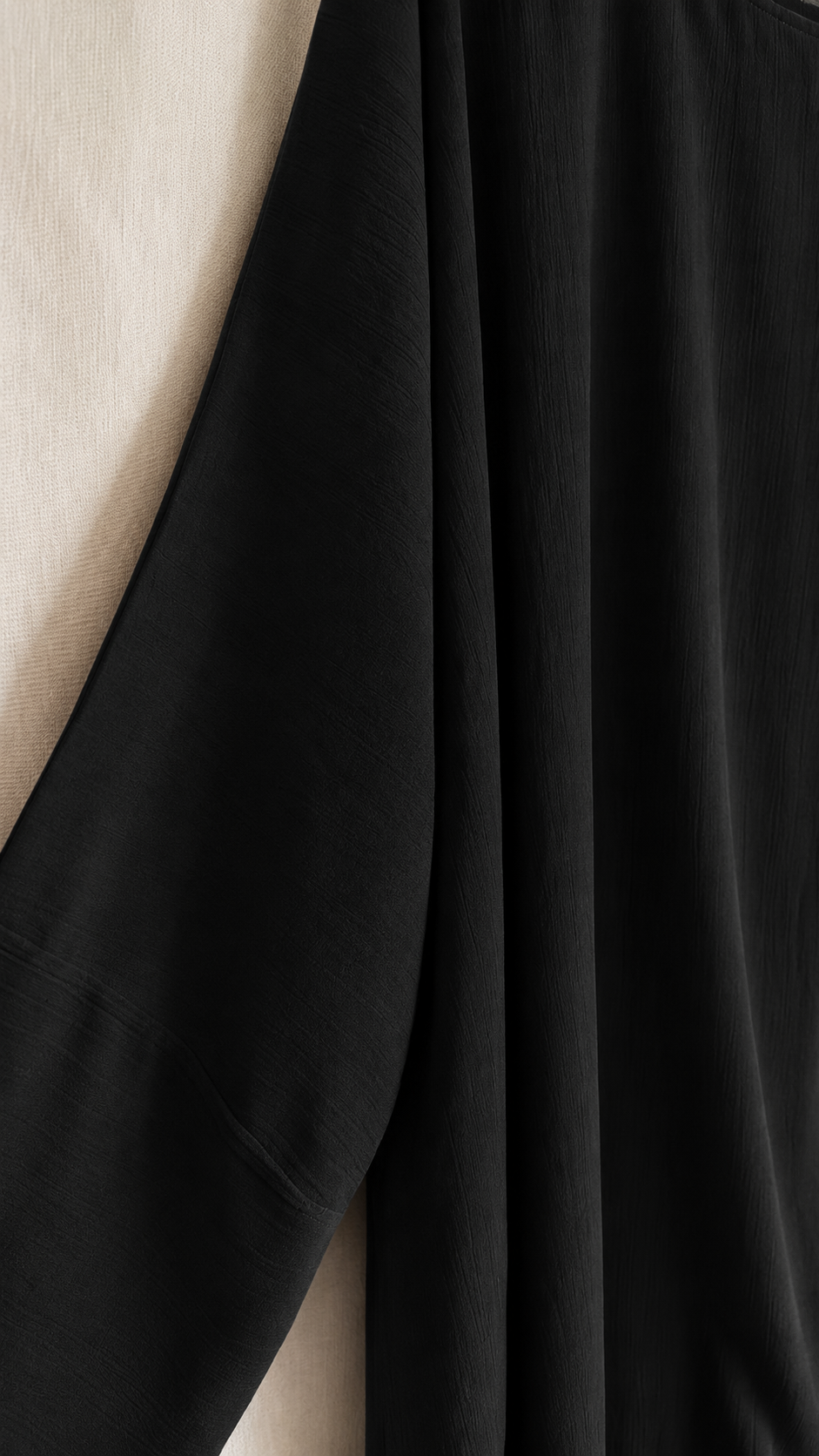 Crinkle Abaya Khol