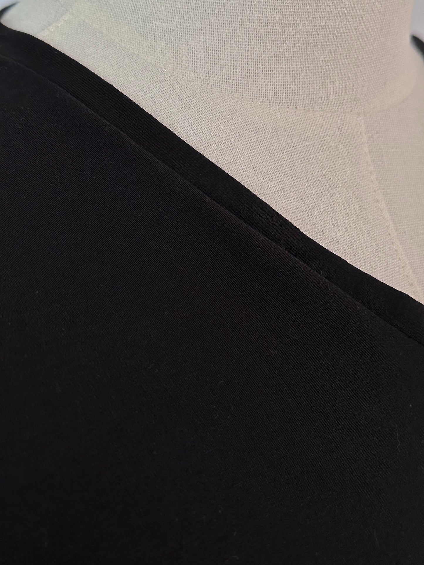 Organic Abaya Baumwolljersey Black/  📦VERSAND 1. Oktober