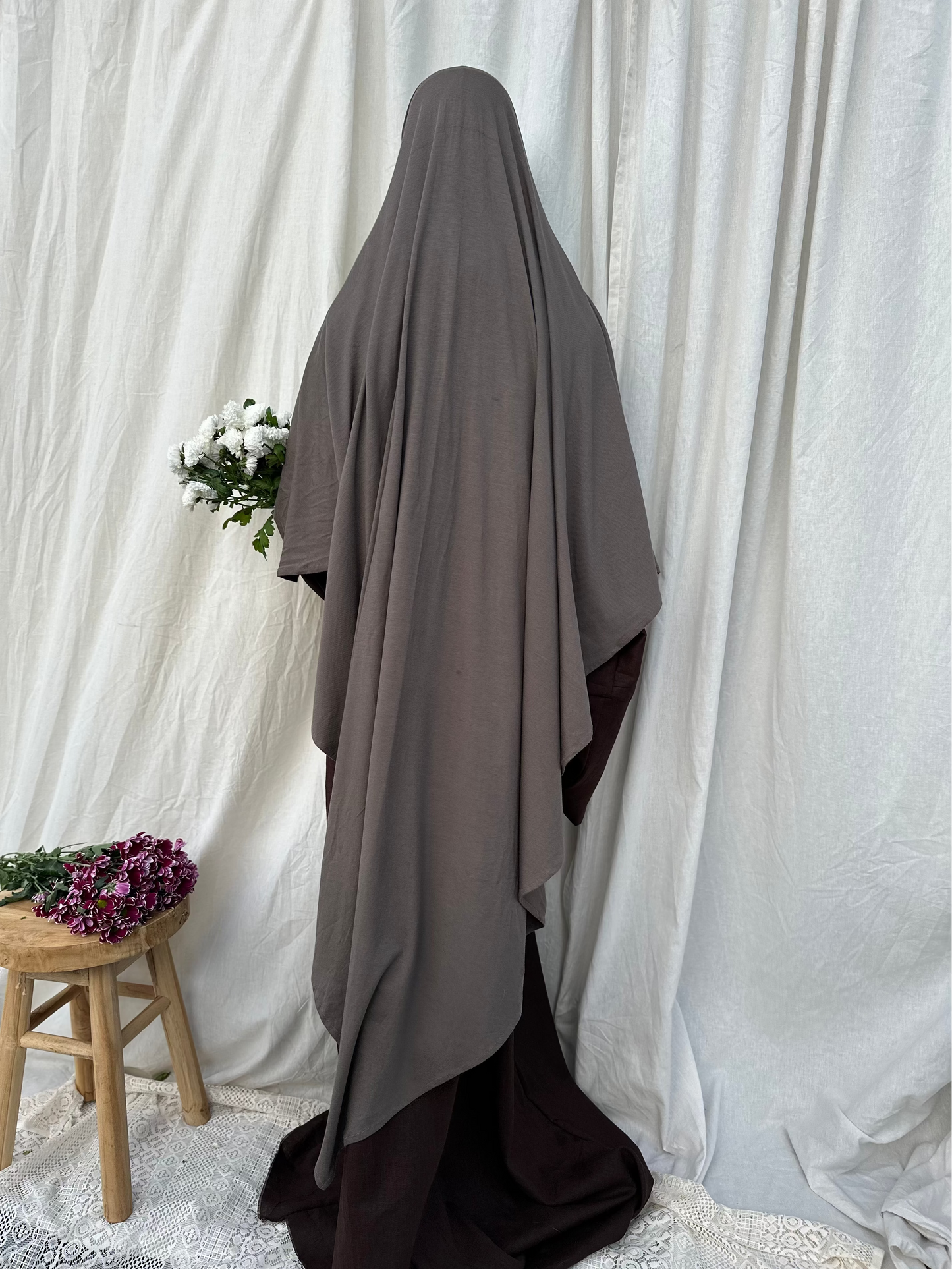 Khimar Bambus Baumwolle Oak