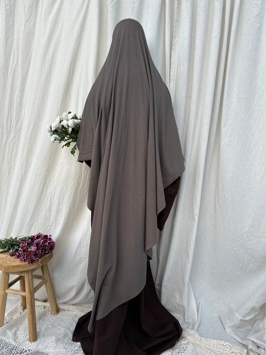 Khimar Bambus Baumwolle Oak