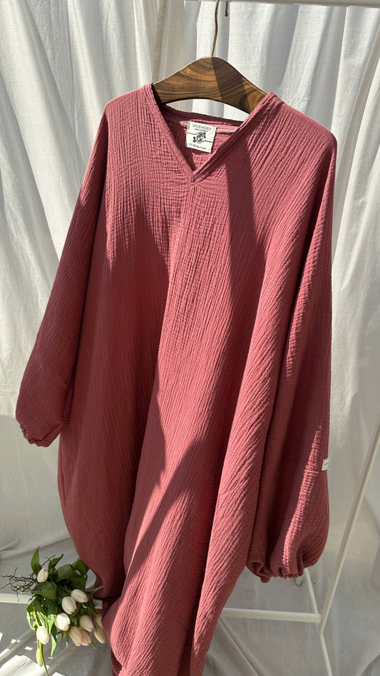 Organic Musselin Ballon Abaya Sunset / VERSAND📦 20. August