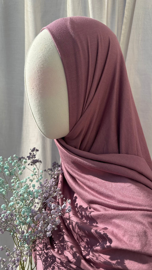 TENCEL™ Modal Jersey Hijab inkl. Bonnet Cozy Raspberry / VERSAND📦 20. August