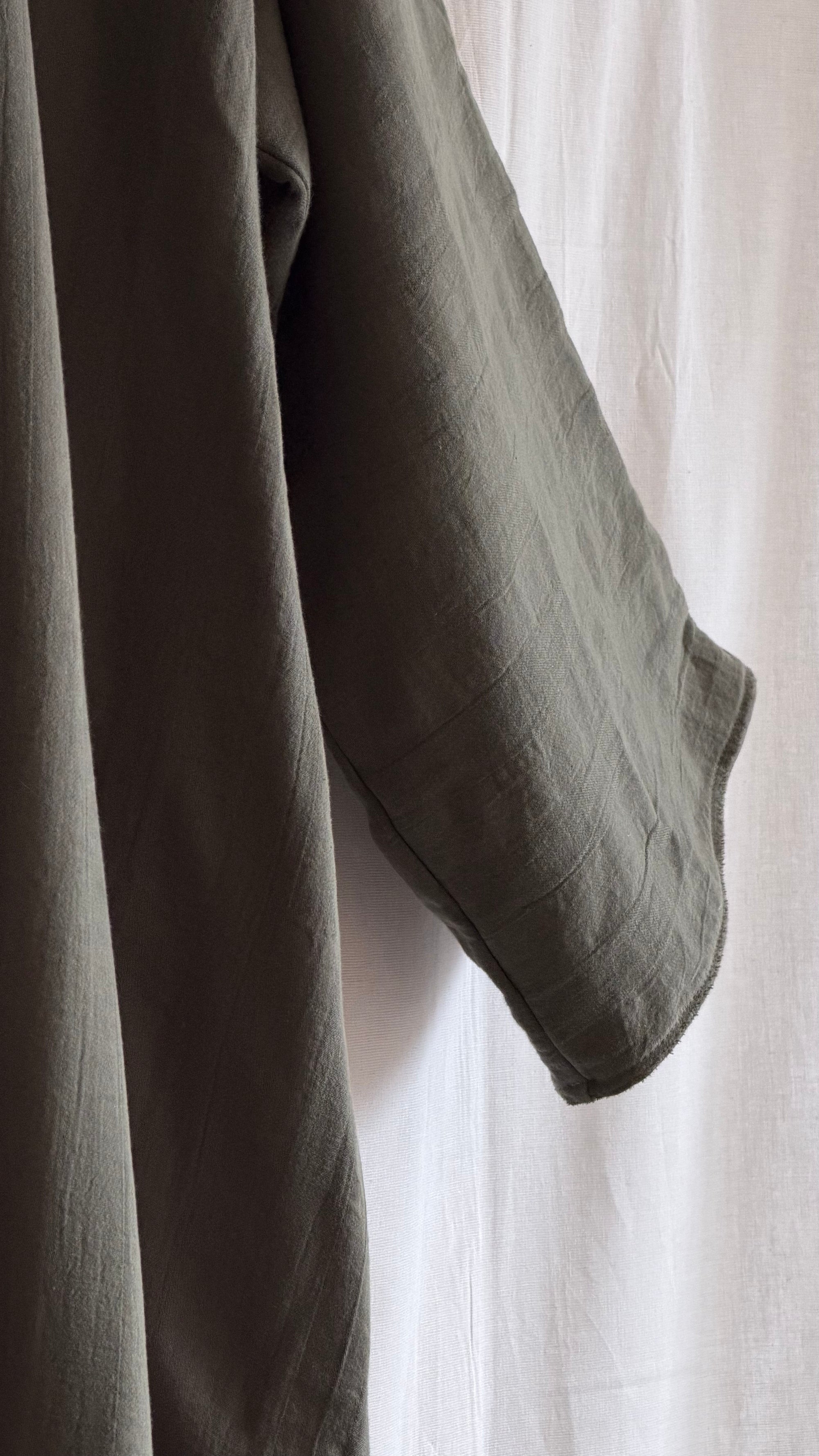 Tahara Abaya Olive Garden🫒 100% Bio Baumwolle
