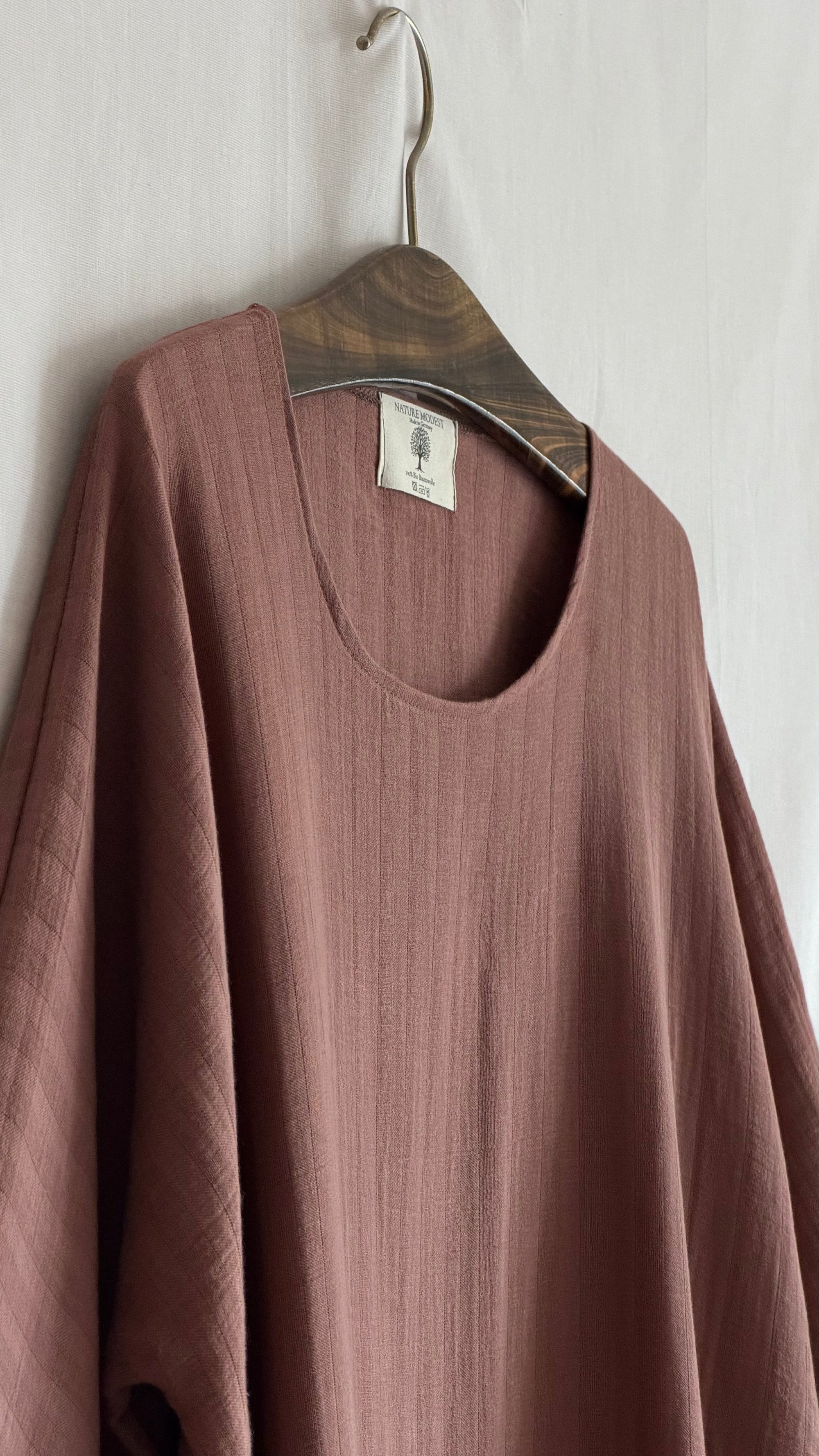 Tahara Abaya Cinnamon 100% Bio Baumwolle