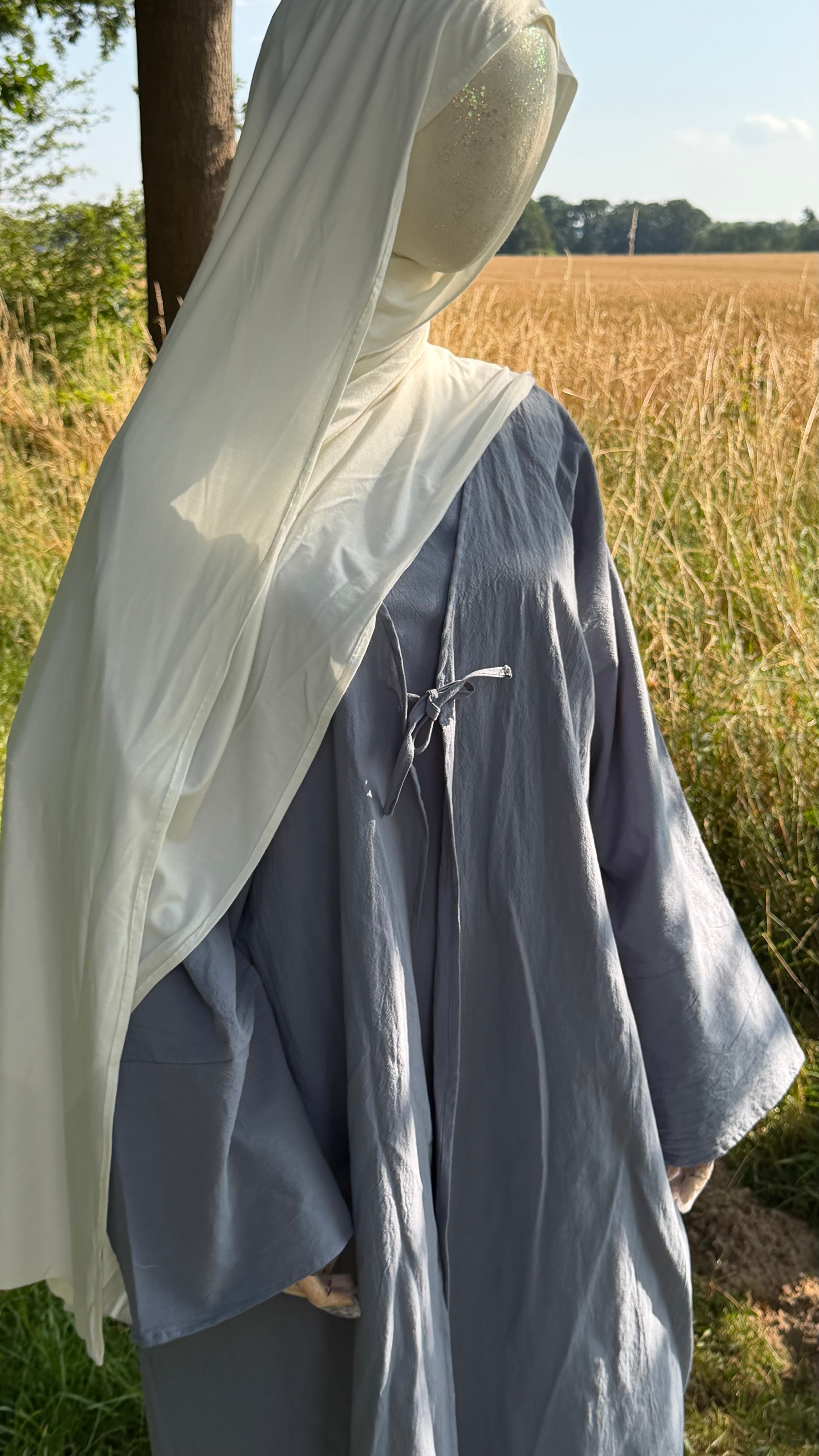 100% Bio Baummwoll Set ,,Mlue'' Butterfly Kimono + Unterkleid