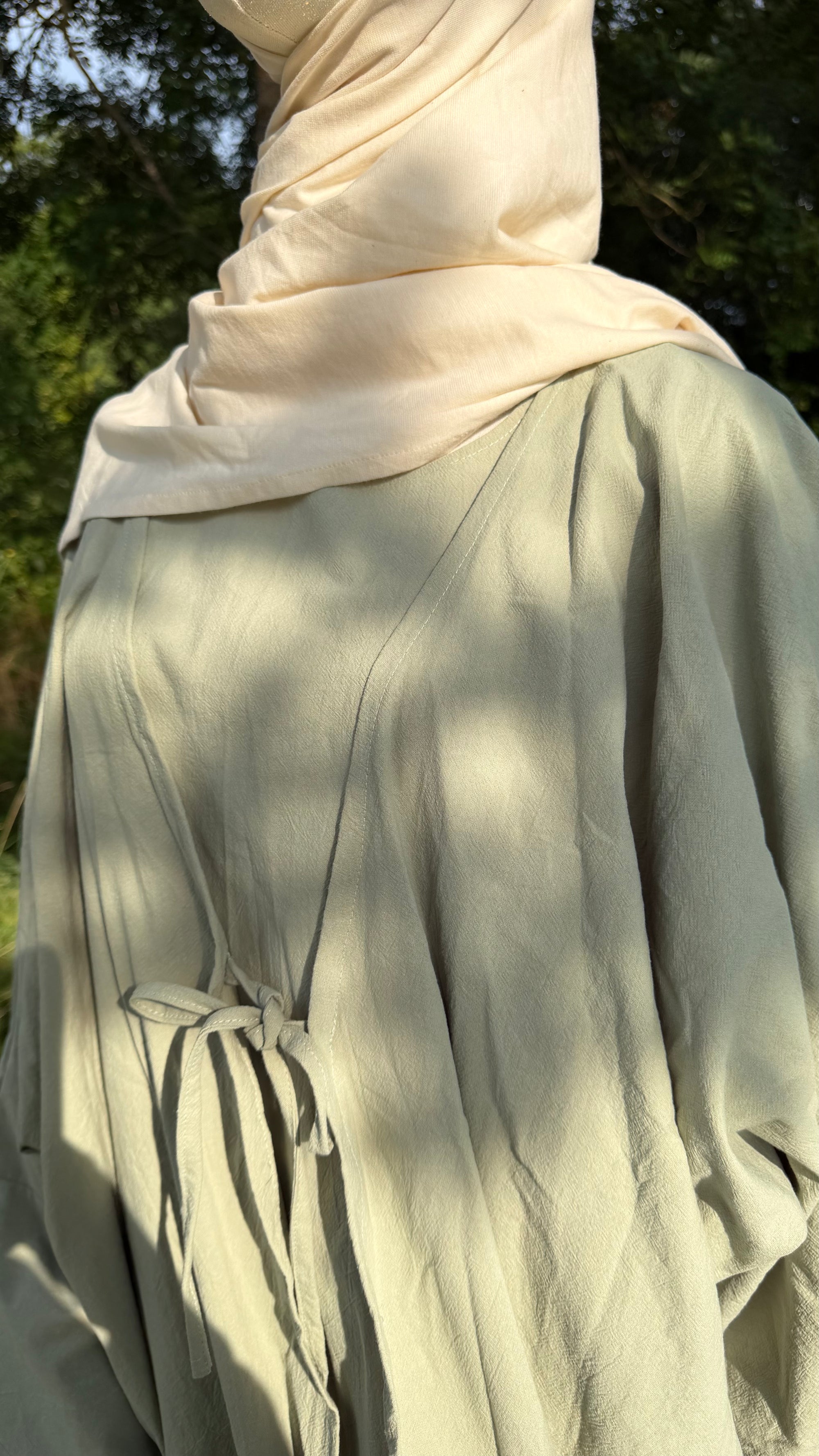 100% Bio Baummwoll Set ,,Mintia'' Butterfly Kimono + Unterkleid