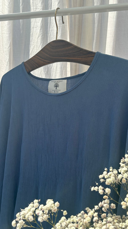 Crinkle Abaya Blueberry 🫐