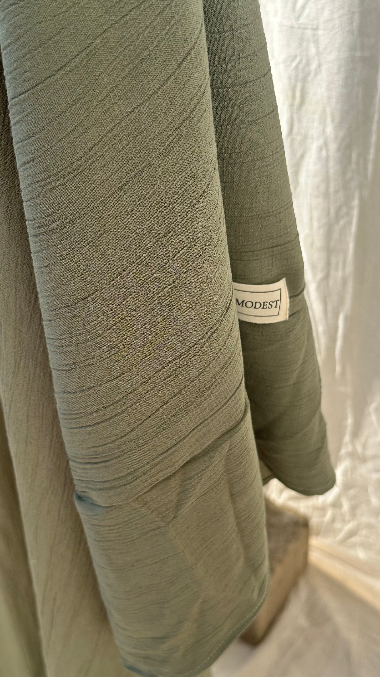 Crinkle Abaya Matcha 🍵