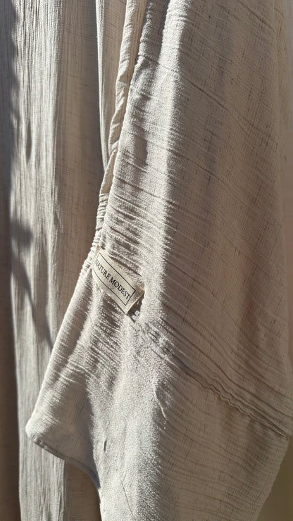 Crinkle Abaya Naturelle Unterkleid benötigt