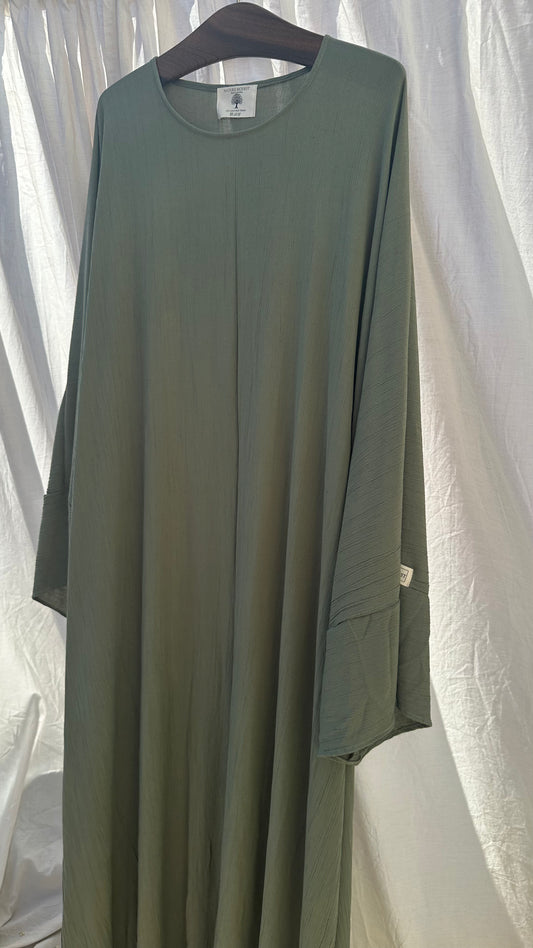 Viskose Leinen Abaya Matcha 🍵   / VERSAND📦 20. August
