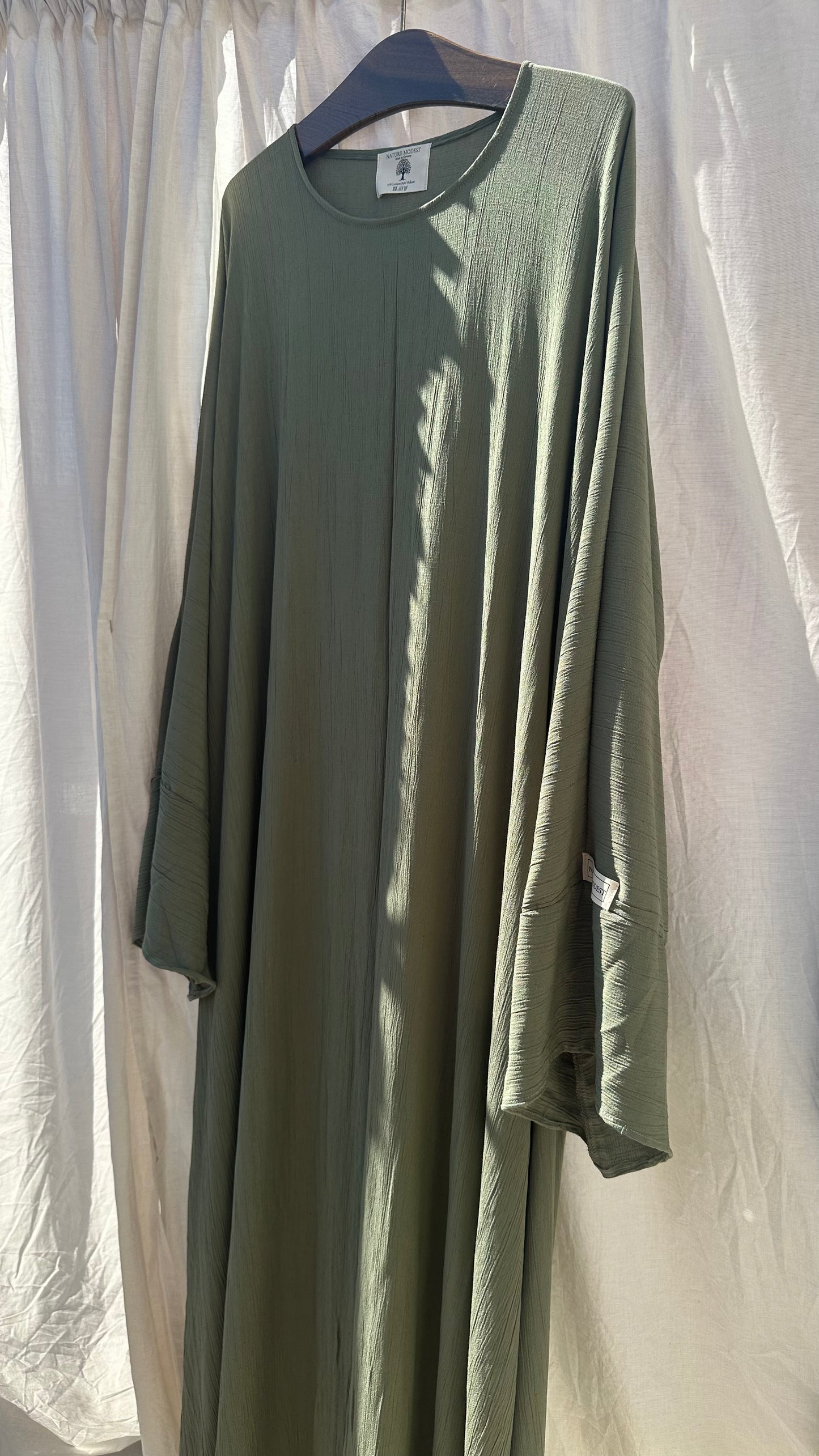 Crinkle Abaya Matcha 🍵