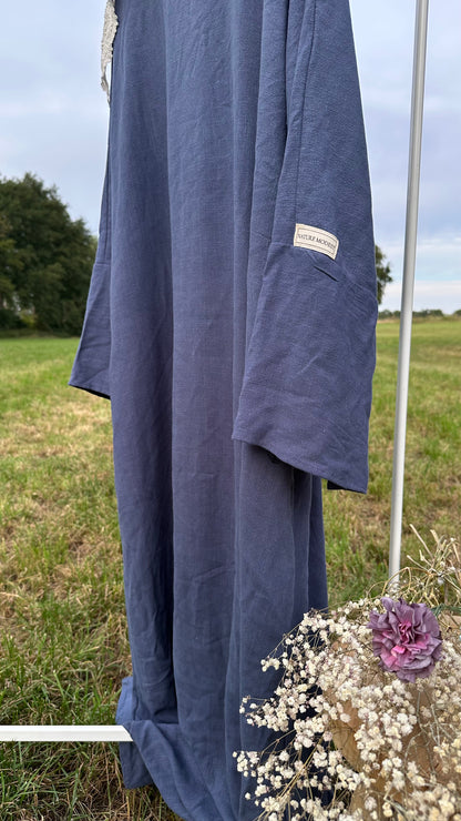 Vintage Horizon Viskose & Leinen Abaya 📦VERSAND 1. Oktober