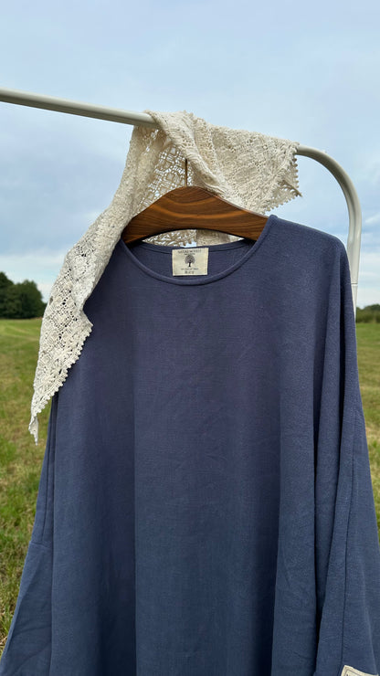 Vintage Horizon Viskose & Leinen Abaya 📦VERSAND 1. Oktober