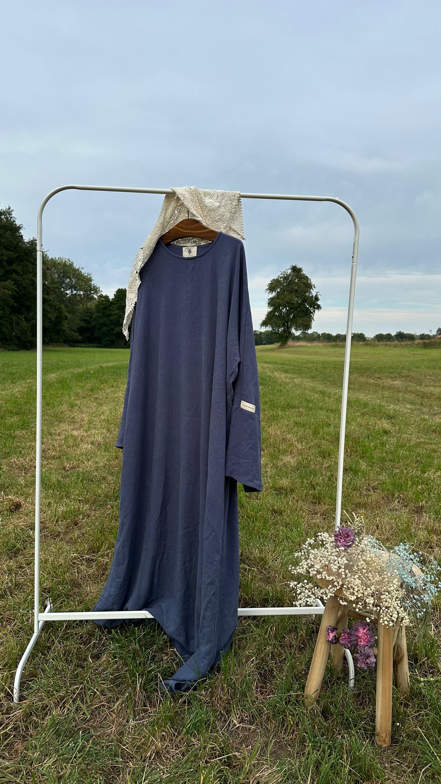 Vintage Horizon Viskose & Leinen Abaya 📦VERSAND 1. Oktober
