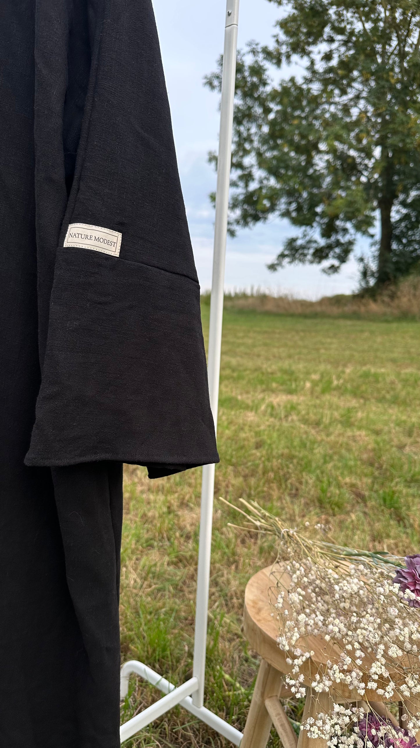 Vintage Vanta Viskose & Leinen Abaya 📦VERSAND 1. Oktober