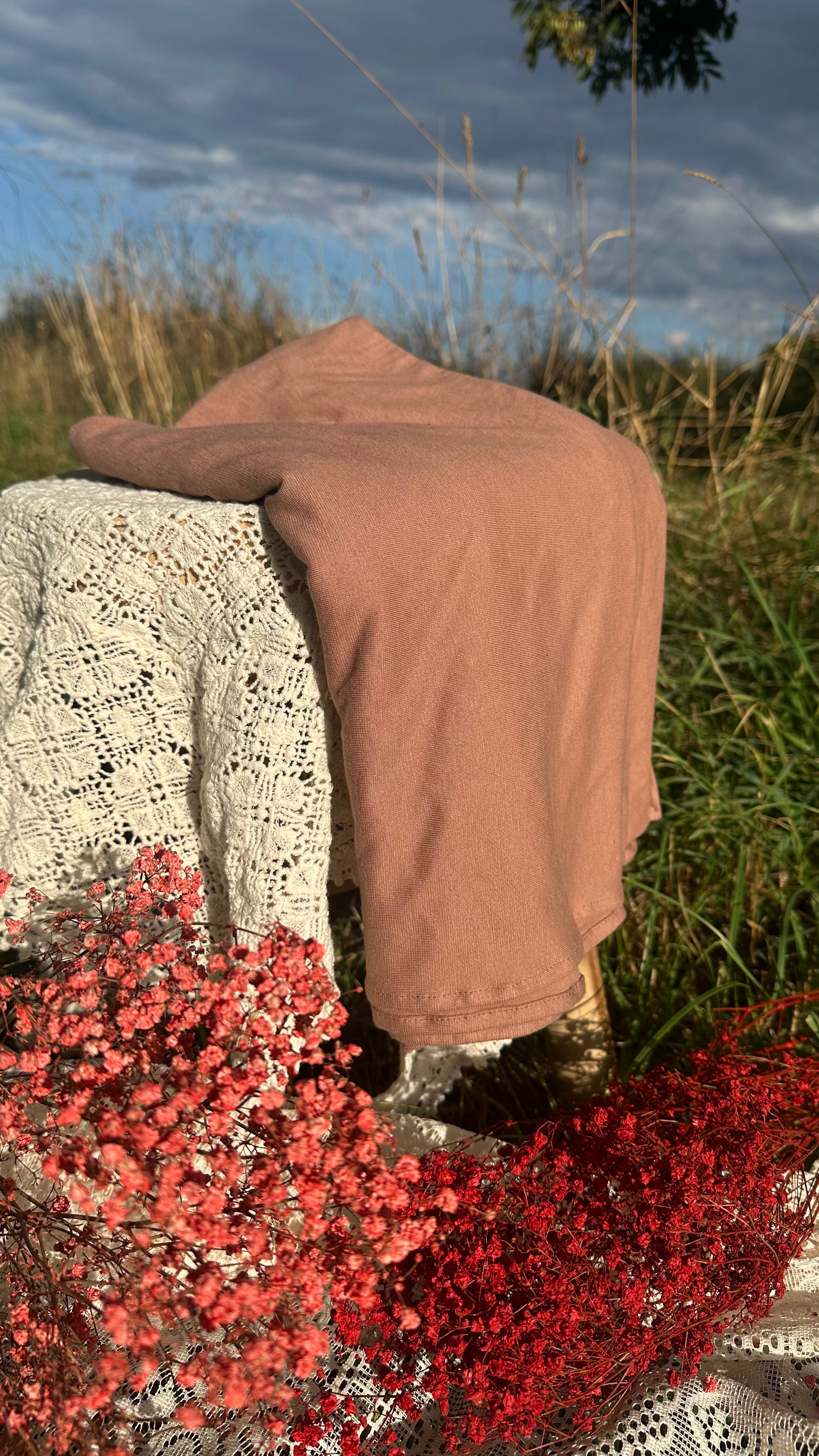 Hijab 100% Bio Baumwolle Cinnamon 📦VERSAND 15. Oktober