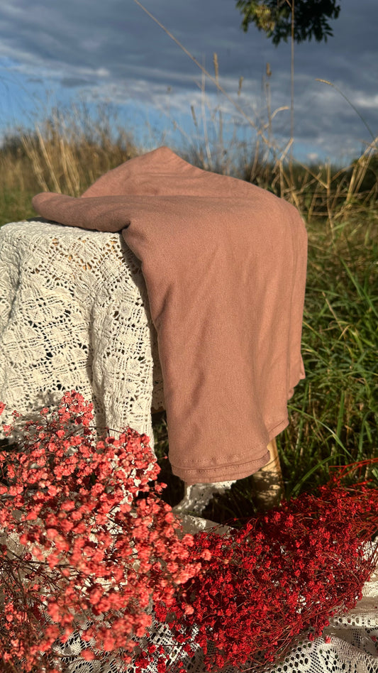 Hijab 100% Bio Baumwolle Cinnamon 📦VERSAND 15. Oktober