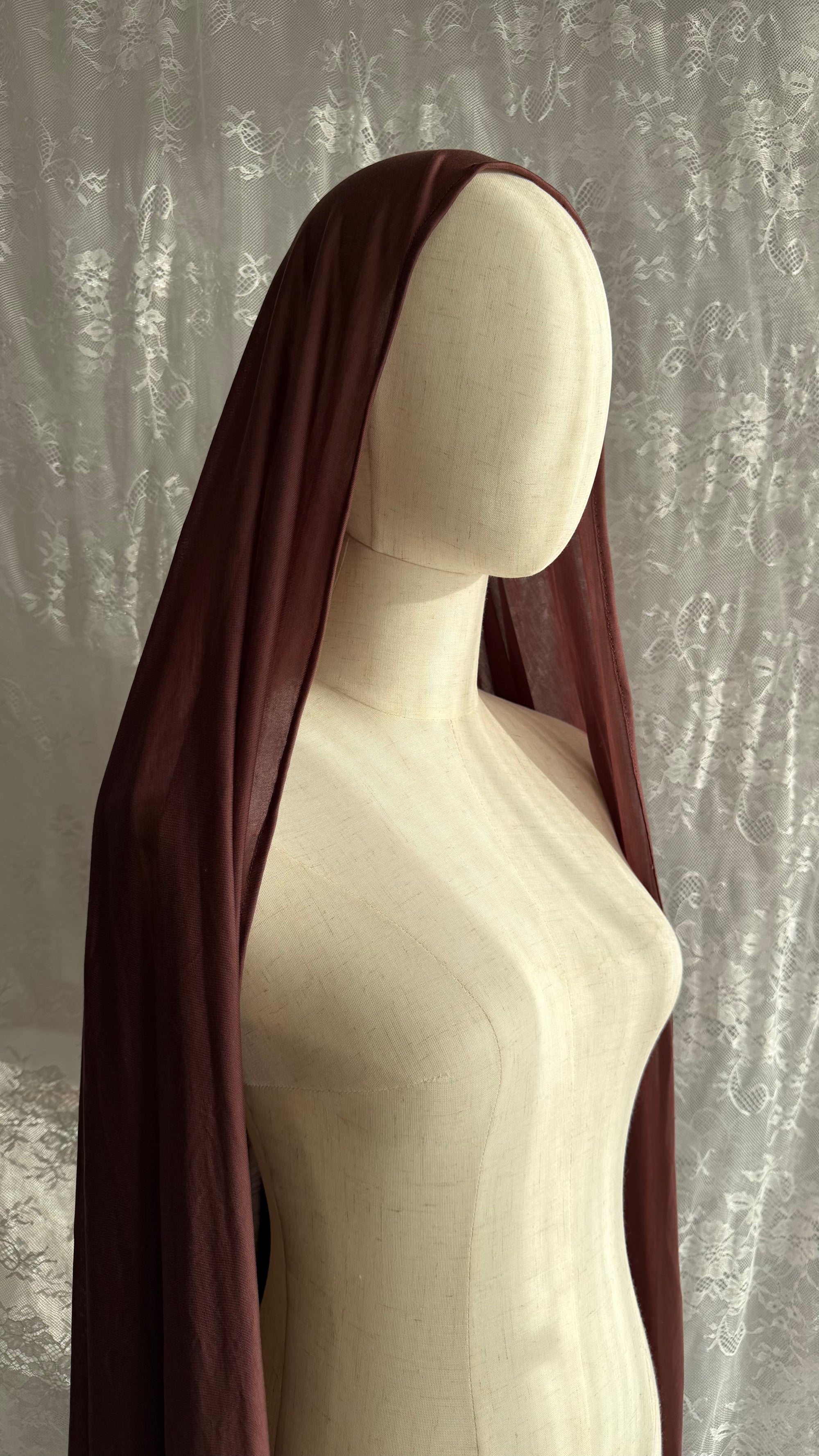 Fairytale Hijab Mahagoni 100% Tencel Lyocell Jersey