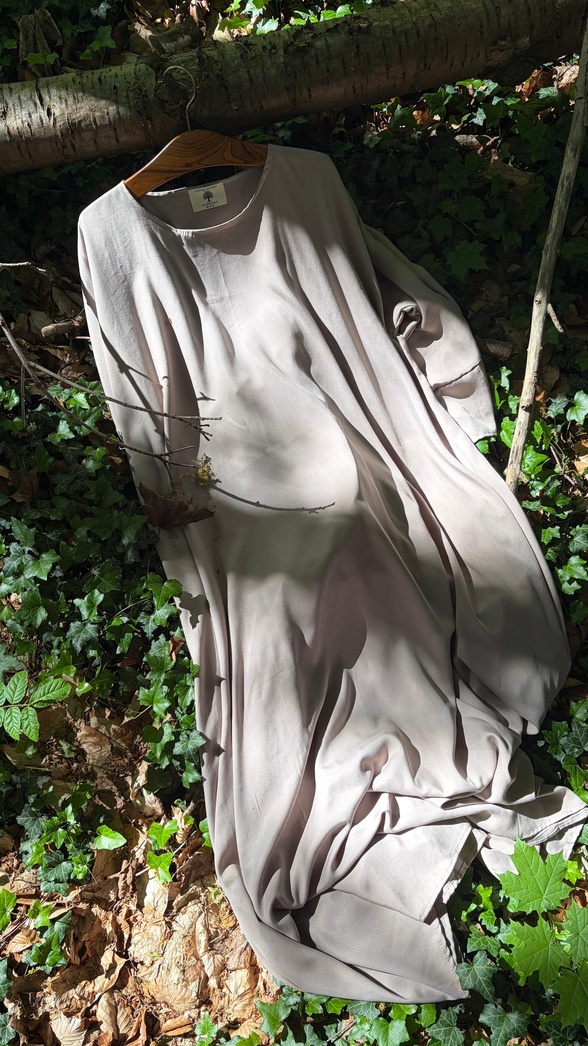 Hawa Abaya 100% TENCEL™ Lyocell Shiny Blush